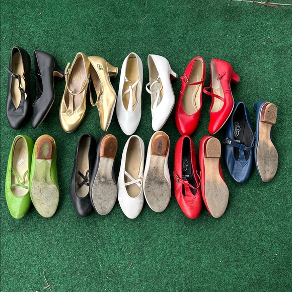Dance Shoes LOT 6.5 Womens / Girls - Picture 2 of 4
